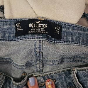 Hollister Women's Classic Blue Boot Cut Jeans
